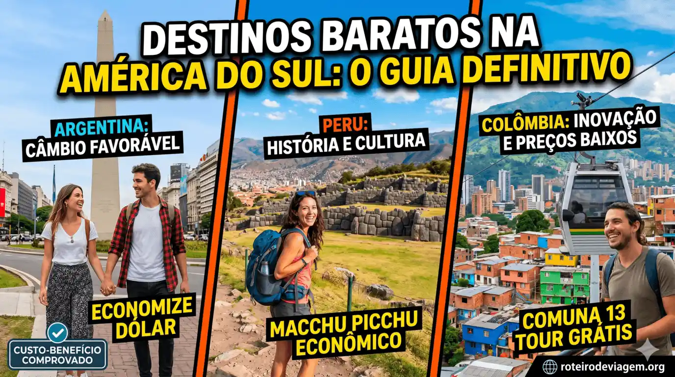 Destinos Baratos na América do Sul: O Guia Definitivo de Custo-Benefício 1 Destinos Baratos na América do Sul: O Guia Definitivo de Custo-Benefício